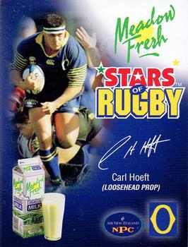 1999 Meadow Fresh Milk South Island Stars of Rugby #NNO Carl Hoeft Front